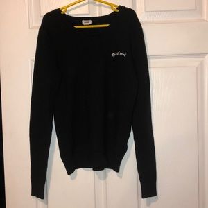 Garage Black Long Sleeve Super Soft Sweater..